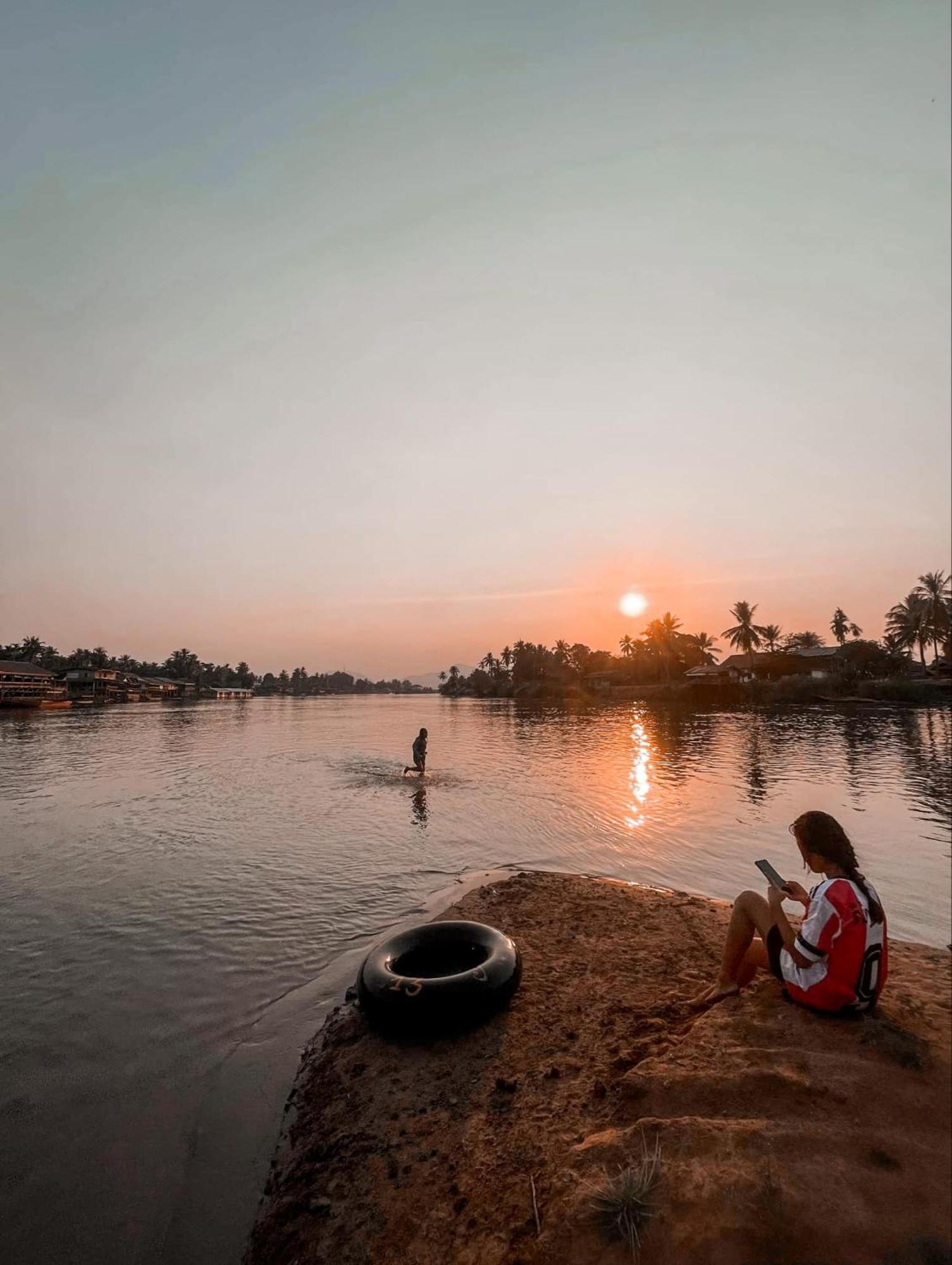 Souksanh River Bungalow Muang Không 외부 사진